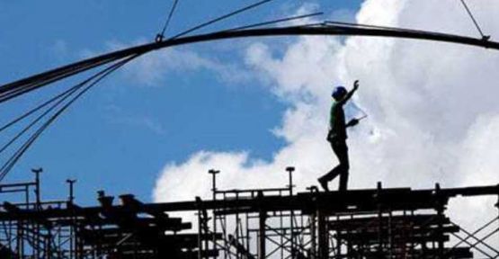 İnşaat sektöründe istihdam %3,4 azaldı