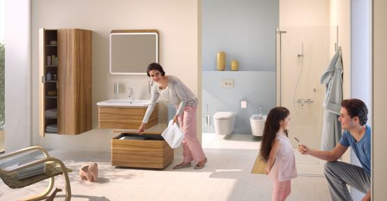 VitrA Nest serisinden hem basamak hem dolap!