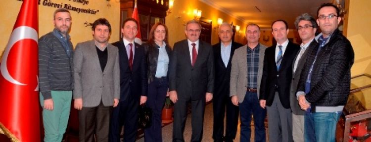 Yeni yönetim Vali Karaloğlu’nu ziyaret etti.