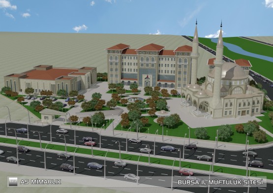 YENİ MÜFTÜLÜK BİNASI GÖZ KAMAŞTIRACAK