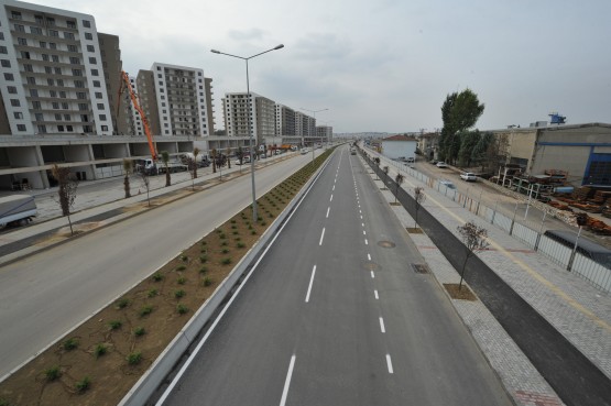 40 Metrelik bulvar açıldı