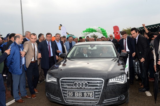 40 Metrelik bulvar açıldı