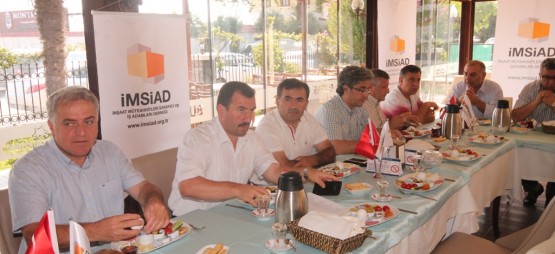 İMSİAD MUDANYALI MÜTEAHHİTLERİN DE SESİ OLDU