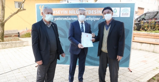 Gökçe Mahallesi sakinleri yeni tapularına kavuştu