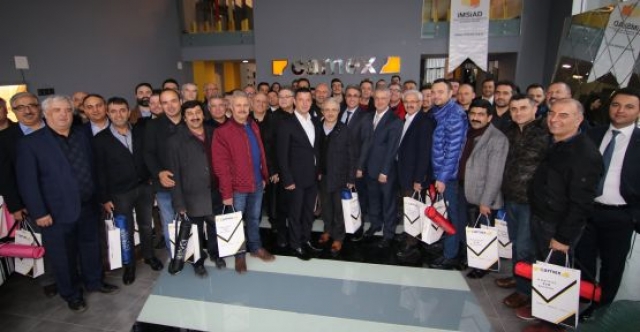 İMSİAD üyeleri Camex Cam tesisini gezdi