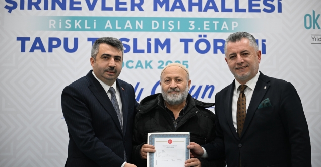 Yıldırım’da tapu sevinci