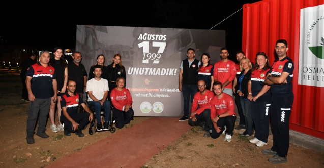 17 Ağustos depremi Osmangazi’de unutulmadı