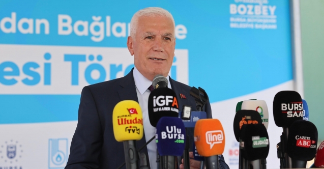 Bursa’ya can suyu olacak vana açıldı