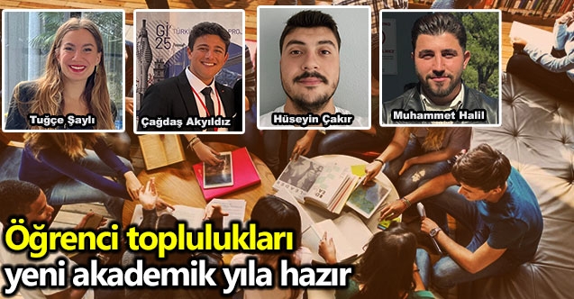 Öğrenci toplulukları yeni akademik yıla hazır