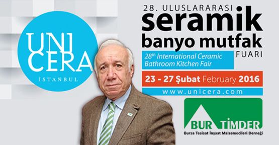 28.UNICERA Fuarı'na sayılı günler