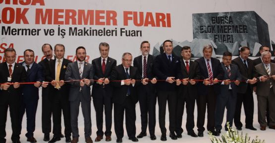 Bursa Blok Mermer Fuarı açıldı