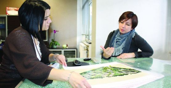 Konutun güzeli müşteriye