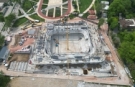 Atatürk Spor Salonu hızla yükseliyor