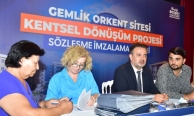 Orkent Sitesi Kentsel Dönüşüm Projesi’nde imzalar atıldı
