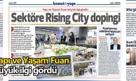 Yapı ve Yaşam Fuarı büyük ilgi gördü Sektöre Rising City dopingi
