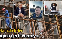 Metal iskeleler yangına geçit vermiyor
