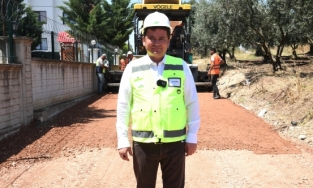 Akpınar yollarına Osmangazi eli