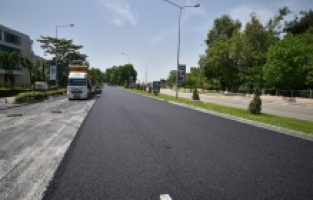 Asfalt çalışmalarında kesintisiz mesai