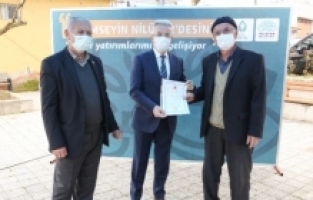 Gökçe Mahallesi sakinleri yeni tapularına kavuştu