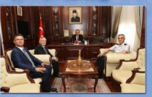 KARATAŞ’TAN VALİ CANBOLAT’A  ZİYARET