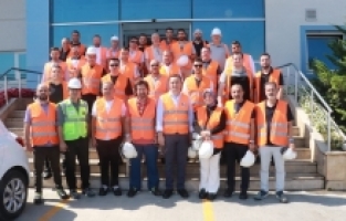 İmsiad üyeleri Filli Boya’nın Kocaeli’deki fabrikasını gezdi