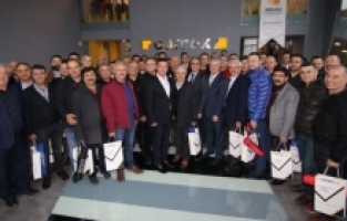 İMSİAD üyeleri Camex Cam tesisini gezdi