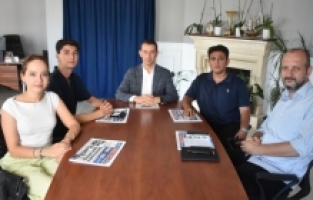 BUÜ Yapı Topluluğu'ndan Konut ve Yapı Gazetesi'ne ziyaret