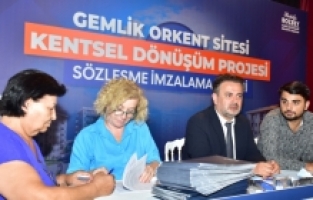 Orkent Sitesi Kentsel Dönüşüm Projesi’nde imzalar atıldı