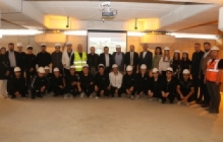 Öğrenciler ilk sismik izolatörlü projeyi inceledi