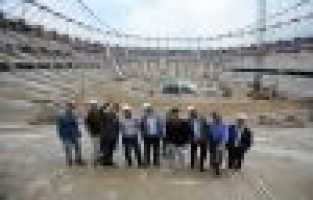 BTSO üyeleri Timsah Arena'yı inceledi