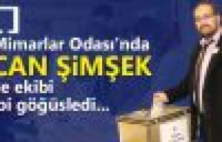 Mimarlar Odasında ŞİMŞEK ipi göğüsledi