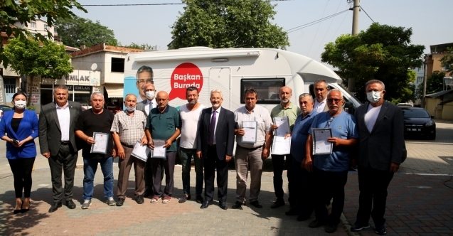 Hasanağada 12 yıllık tapu sorunu çözüldü