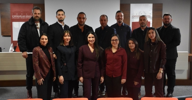 İçmimarlar Odası Bursa Şubesi’nde Nehir Özbey dönemi başladı